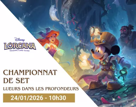 24/01/2026 - Disney Lorcana TCG - Championnat de set \ Lueurs dans les Profondeurs\ \ 