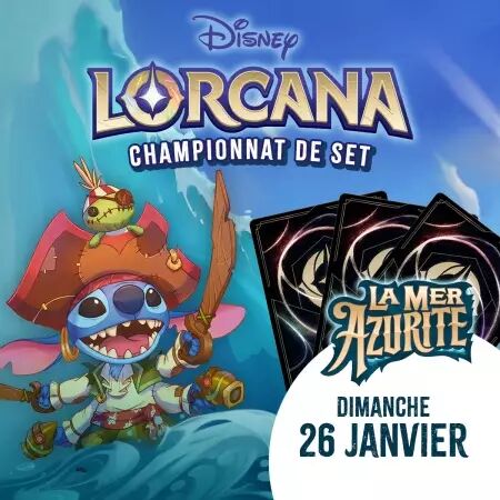 26/01/2025 - Disney Lorcana TCG - Championnat de set Mer Azurite