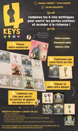 4 Keys - Romain CLEMENT, Kevin GAUVIN - Grrre Games