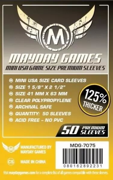 41x63 Mini USA Premium Sleeves 