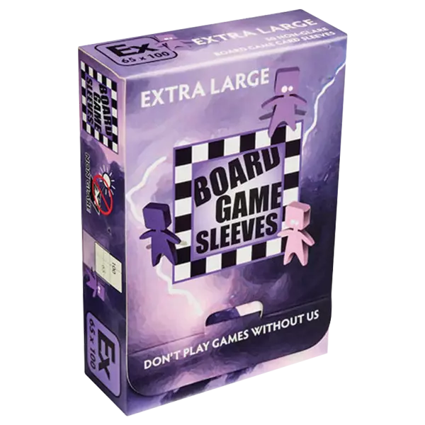 50 Board Game Sleeves : Antireflet Extra 65x100