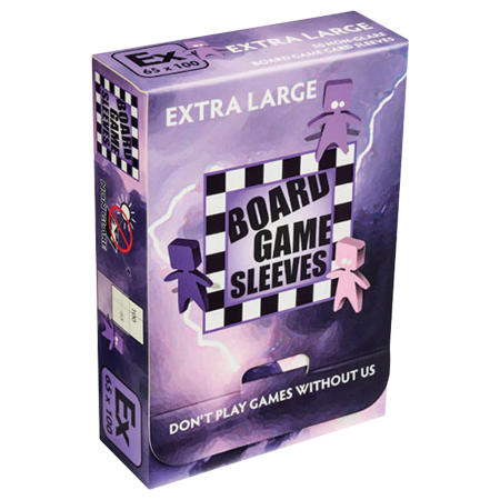 50 Board Game Sleeves : Antireflet Extra 65x100