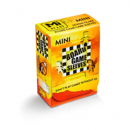 50 Board Game Sleeves : Antireflet Mini US 41x63mm