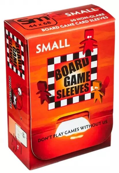 50 Board Game Sleeves - Antireflet Small 44x68mm