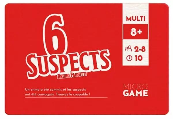 6 Suspects (MicroGame 29) - Bruno Faidutti - Matagot