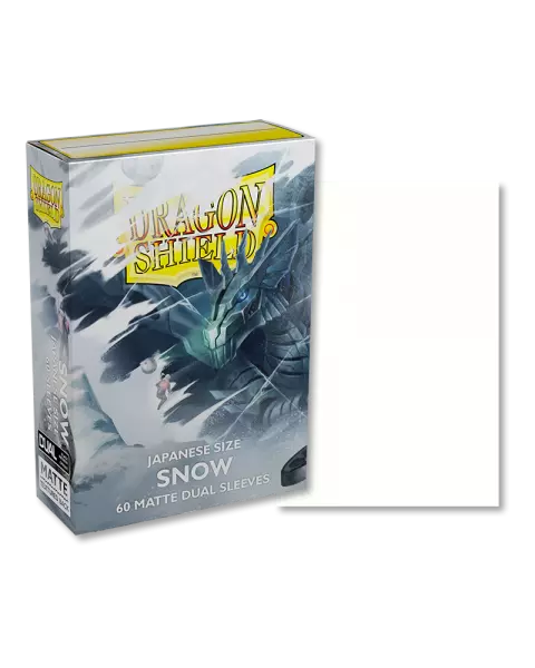 60 Dragon Shield Dual Matte Japanese : Snow
