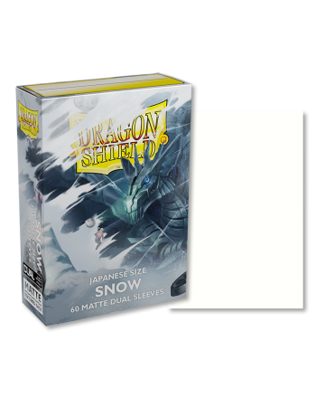 60 Dragon Shield Dual Matte Japanese : Snow