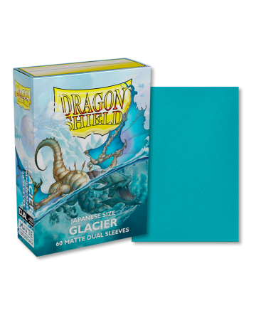 60 Dragon Shield Japanese Dual Matte : Glacier