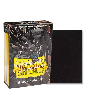 60 Dragon Shield Matte Japanese : Black