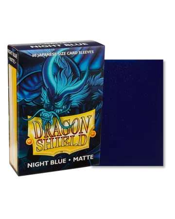 60 Dragon Shield Matte Japanese: Night Blue