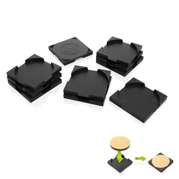 Adaptateur pour socle - Rond � Carr� 40mm - Green Stuff World