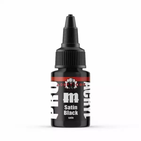 Adepticon Satin Black  - Signature Series - Pro Acryl - Monument Hobbies