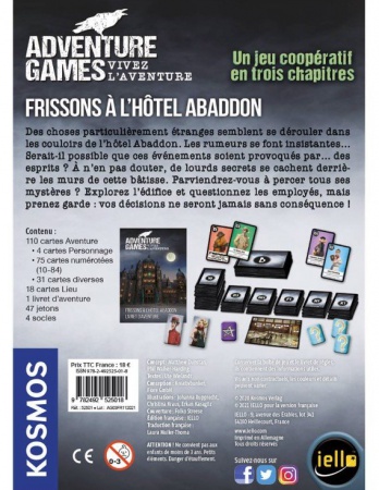 Adventure Games : Frissons à l\'Hotel Abaddon