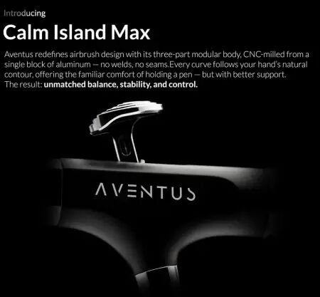 A&eacute;rographe Ace Series Aventus Black Aurora 0.2 & 0.4mm - Gaahleri