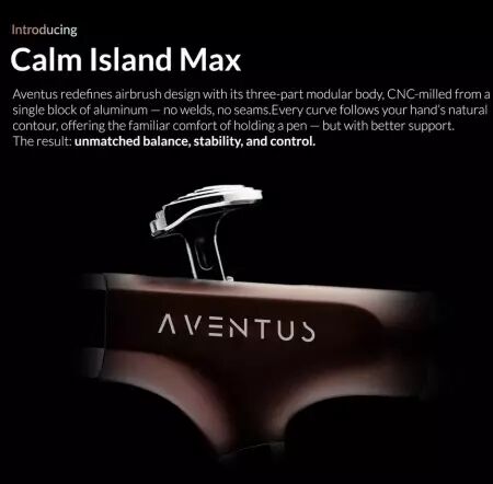 A&eacute;rographe Ace Series Aventus Crimson Crown 0.2 & 0.4mm - Gaahleri