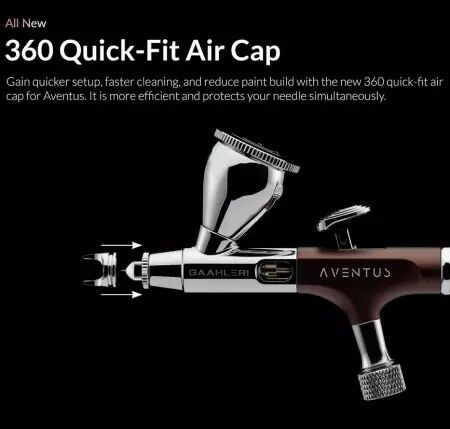 A&eacute;rographe Ace Series Aventus Crimson Crown 0.2 & 0.4mm - Gaahleri