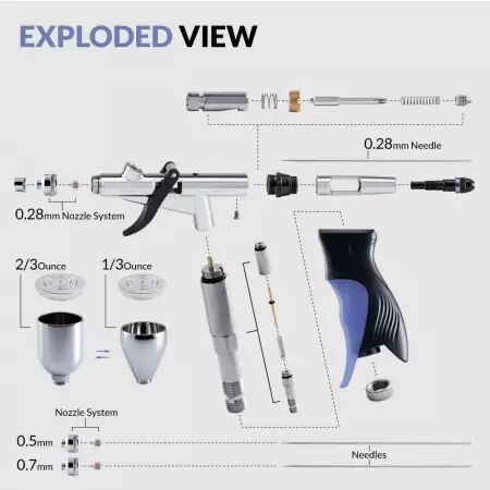 Aerographe Ace Series GHAC-Swallowtail & Barbatos Rex - Gaahleri