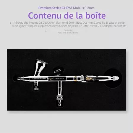 A&eacute;rographe Mobius GHPM Premium Series 0,2 mm - Gaahleri