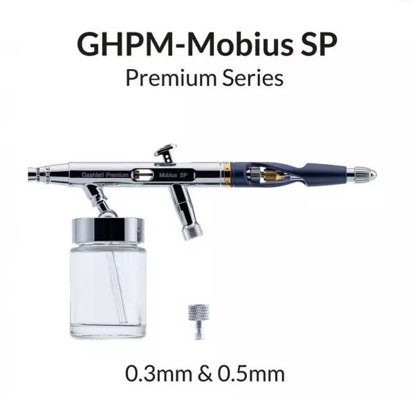 Aerographe Premium GHPM-Mobius SP (0.3mm & 0.5mm)- Gaahleri