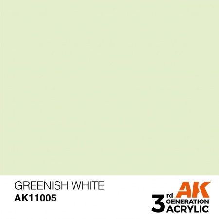 AK Interactive - 3rd Gen -  Greenish White - 17ml