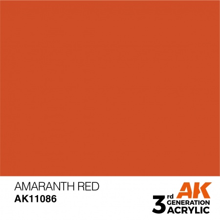 AK Interactive - 3rd Gen - Amaranth Red 17ml