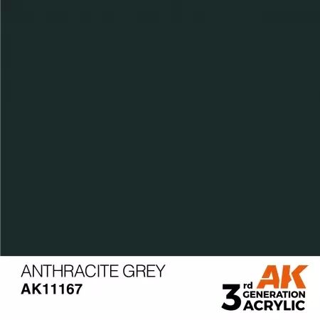 AK Interactive - 3rd Gen - Anthracite Grey 17ml