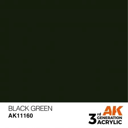 AK Interactive - 3rd Gen - Black Green 17ml