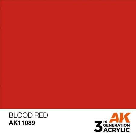AK Interactive - 3rd Gen - Blood Red 17ml