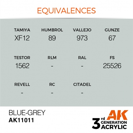 AK Interactive - 3rd Gen - Blue-Grey 17ml
