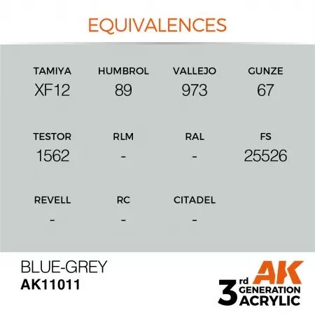 AK Interactive - 3rd Gen - Blue-Grey 17ml