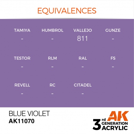 AK Interactive - 3rd Gen - Blue Violet 17ml