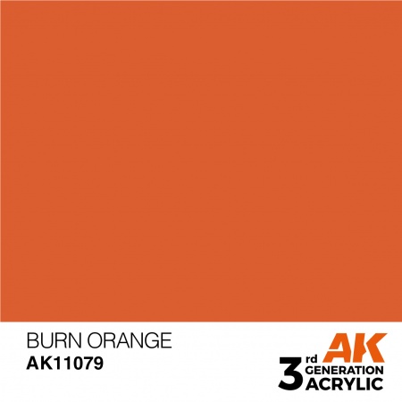 AK Interactive - 3rd Gen - Burn Orange 17ml