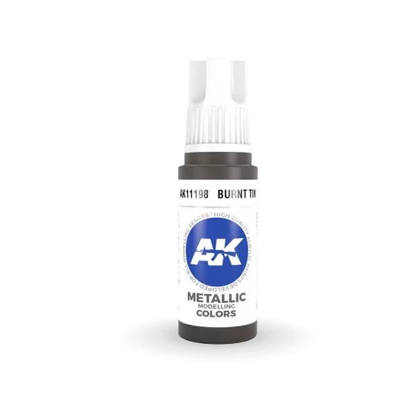 AK Interactive - 3rd Gen - Burnt Tin 17ml