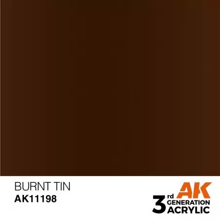 AK Interactive - 3rd Gen - Burnt Tin 17ml