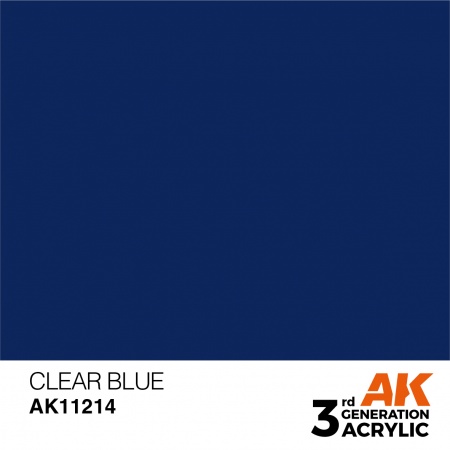 AK Interactive - 3rd Gen - Clear Blue 17ml