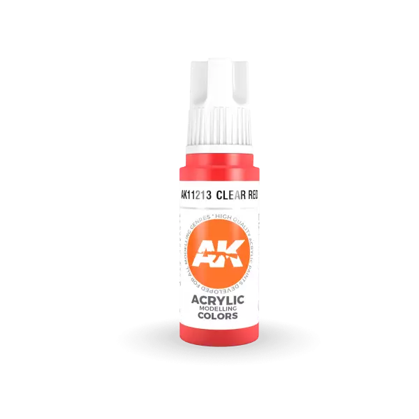 AK Interactive - 3rd Gen - Clear Red 17ml