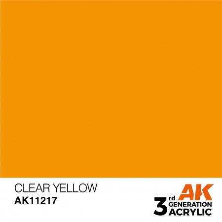 AK Interactive - 3rd Gen - Clear Yellow 17ml