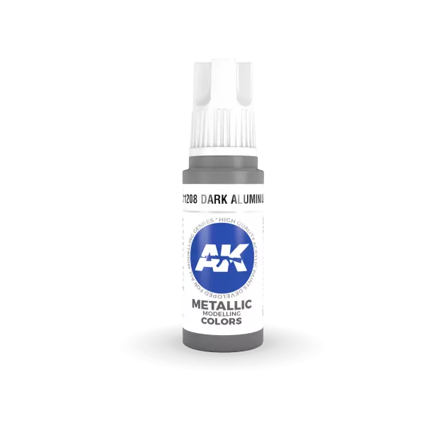 AK Interactive - 3rd Gen - Dark Aluminium 17ml