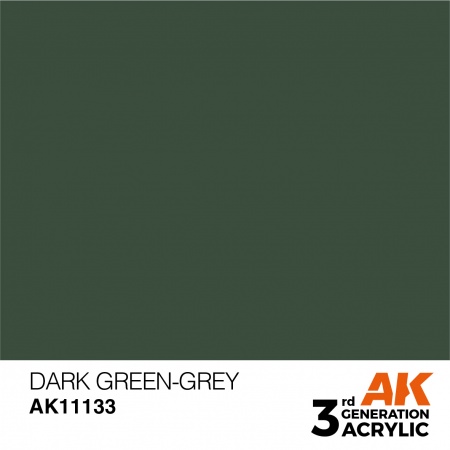 AK Interactive - 3rd Gen - Dark Green-Grey 17ml