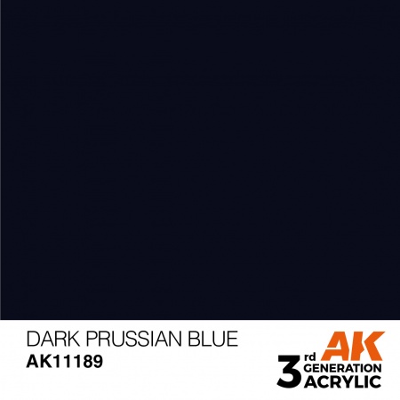 AK Interactive - 3rd Gen - Dark Prussian Blue 17ml
