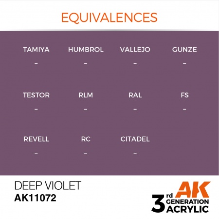 AK Interactive - 3rd Gen - Deep Violet 17ml