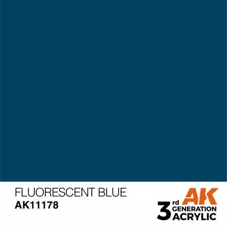 AK Interactive - 3rd Gen - Fluorescent Blue 17ml
