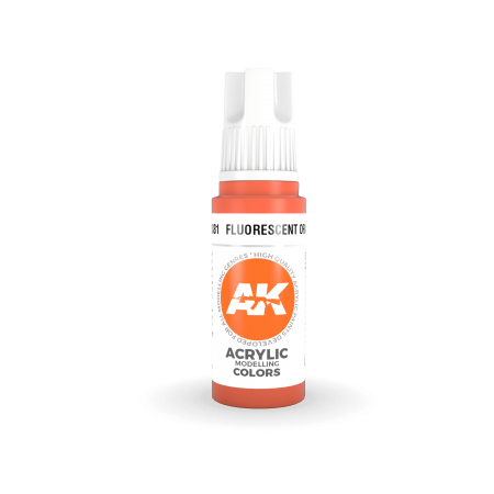 AK Interactive - 3rd Gen - Fluorescent Orange 17ml