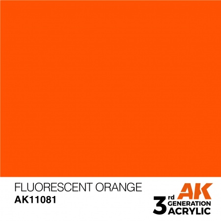 AK Interactive - 3rd Gen - Fluorescent Orange 17ml