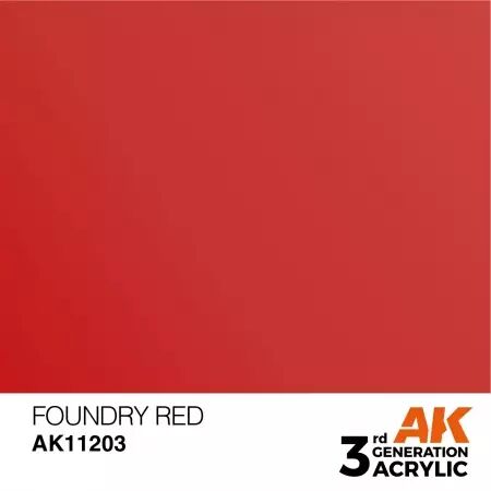 AK Interactive - 3rd Gen - Foundry Red 17ml