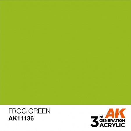AK Interactive - 3rd Gen - Frog Green 17ml