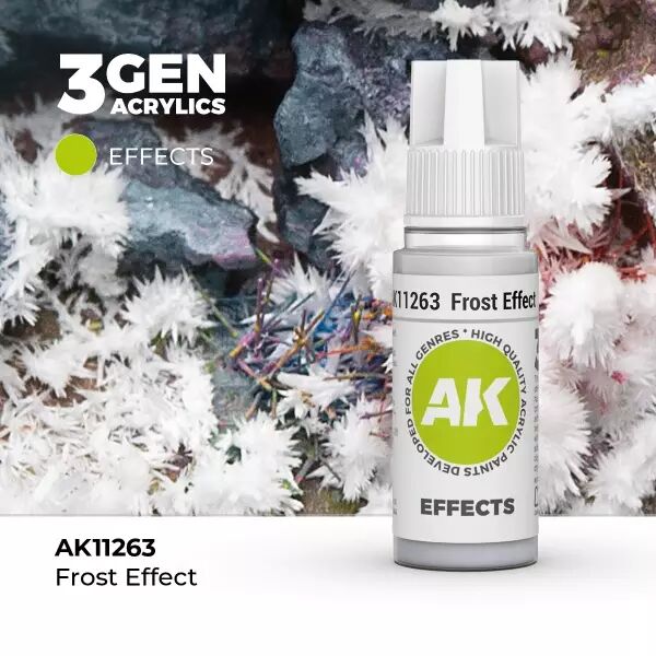 Ak Interactive - 3Rd Gen - Frost Effect 17 Ml - Effects