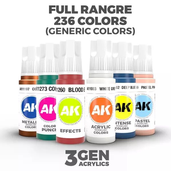 AK Interactive - 3rd Gen - Gamme compl�te (Full range)
