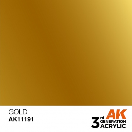 AK Interactive - 3rd Gen - Gold 17ml