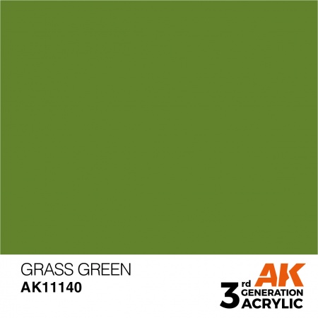 AK Interactive - 3rd Gen - Grass Green 17ml
